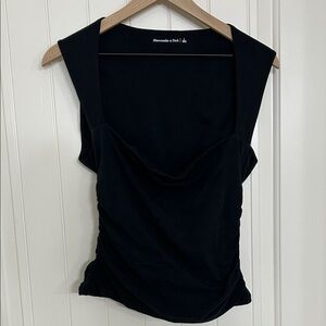 Abercrombie & Fitch Elegant Black Tank Top